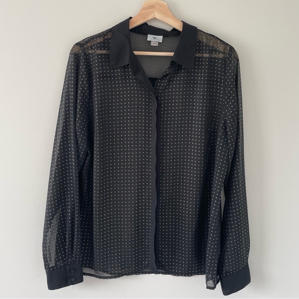 Sheer Pattern Blouse